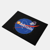 Paillasson Crypto spatial astronaute Bitcoin tendance (Incliné)