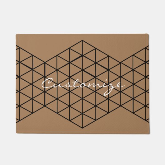 Paillasson Cube 3D géométrique Thunder_Cove (Devant)