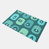 Paillasson Cubes Squishy Abstraits Turquoise (Incliné)