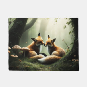 Paillasson Cuddle Fox dans la forêt de Misty