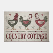 Paillasson Cuisine rustique au coq (Devant)