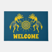 Paillasson Culture amérindienne - Soleil Danser Kokopelli 6 (Devant)