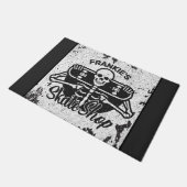 Paillasson Custom ADD NAME Skull Skate Shop (Incliné)