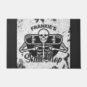 Paillasson Custom ADD NAME Skull Skate Shop (Devant)