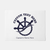 Paillasson Custom Captain Boat Nautical Gift (Devant)