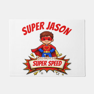 Paillasson Custom Kids Superhero Name & Superpower