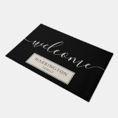 Paillasson Custom Welcome Family Name  Doormat (Incliné)