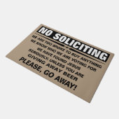 Paillasson Customisez vos propres aucun signe de (Incliné)