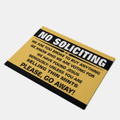 Paillasson Customisez vos propres aucun signe de (Incliné)