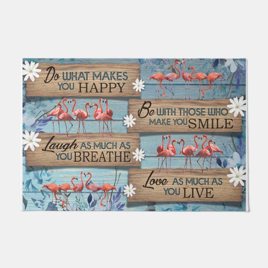 Paillasson Cute Animals Doormate, Summertime Flamingo (Devant)