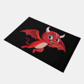 Paillasson Cute cartoon flying devil (Incliné)