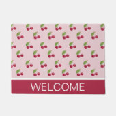Paillasson Cute Cherry Pattern Welcome (Devant)