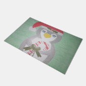 Paillasson Cute Christmas Penguin (Incliné)