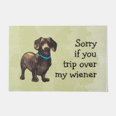 Paillasson Cute Dachshund Funny Wiener (Devant)