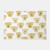 Paillasson Cute Golden Labrador Retriever Chien Motif (Devant)