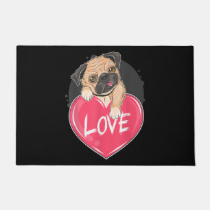 Paillasson Cute I Steal Hearts Carlin Cadeau de la Saint-Va