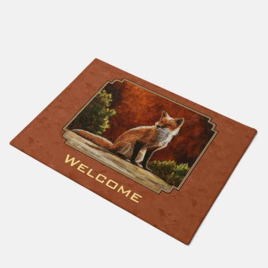 Paillasson Cute Red Fox (Incliné)