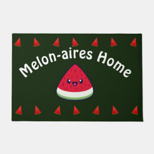 Paillasson Cute Smiling Kawaii Watermelon