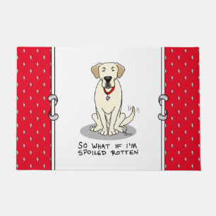 Paillasson Cute Spoten Rotten Jaune Labrador Retriever Chien