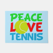 Paillasson Cute Tennis bleu (Devant)