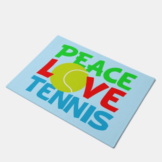 Paillasson Cute Tennis bleu (Incliné)