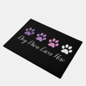 Paillasson Cute Trendy Funny Chien Diva Welcome Mats (Incliné)