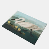 Paillasson cygne audubon cygnes d'eau blanche (Incliné)