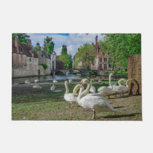 Paillasson Cygnes blancs à Bruges