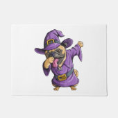 Paillasson Dabbing sorcier Carlin mignon Carlins Halloween Da (Devant)