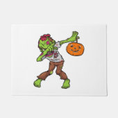 Paillasson Dabbing Zombie Halloween Dab Funny Cadeau design (Devant)