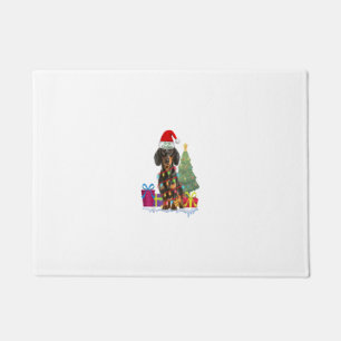 Paillasson dachshund dackel wiener dog laide de noël moche