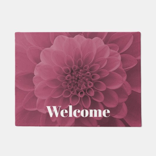 Paillasson Dahlia rose (Devant)