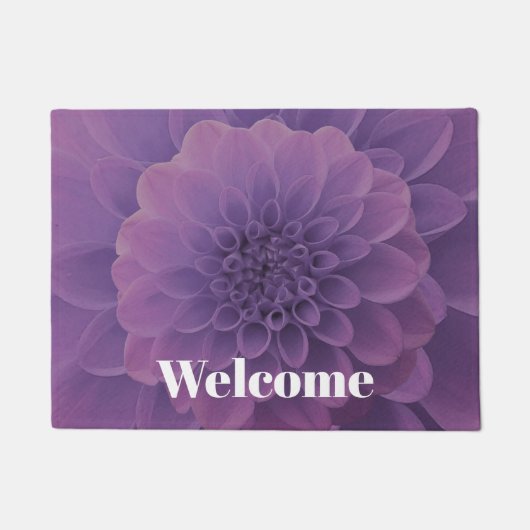 Paillasson Dahlia violet (Devant)