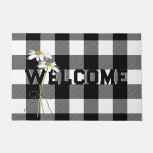 Paillasson Daisy Bouquet Bienvenue Sur Buffalo Plaid