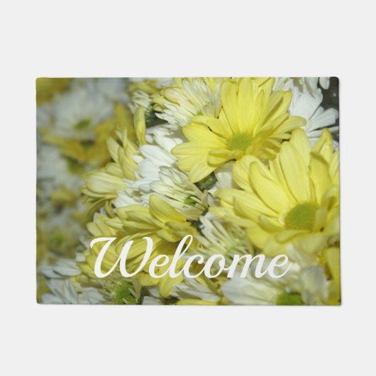 Paillasson Daisy Bouquets Welcome Doormat (Devant)