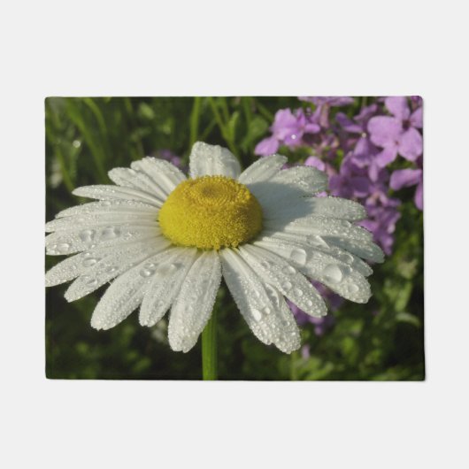 Paillasson Daisy et lilas d'été botaniques (Devant)