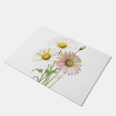 Paillasson Daisy Watercolor Flower Moderne Professionnel (Incliné)