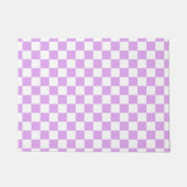 Paillasson Damier lavande clair classique (Devant)