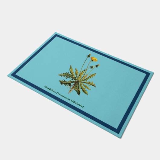 Paillasson Dandelion Sur Bleu (Incliné)