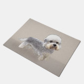 Paillasson Dandie Dinmont Terrier Peinture Chien Art original (Incliné)