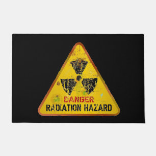 Paillasson Danger Radiation Risque Porte