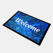 Paillasson "Dans le bleu profond" (Incliné)
