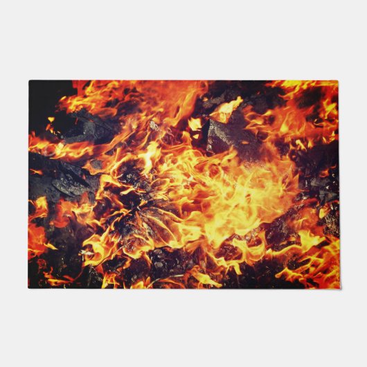 Paillasson Dans les flammes (Devant)
