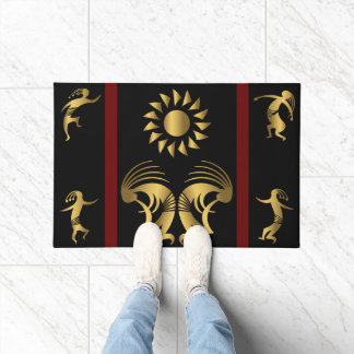 Paillasson Danse Gold Kokopelli Sud-Ouest