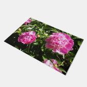 Paillasson Dark rose peonies (Incliné)