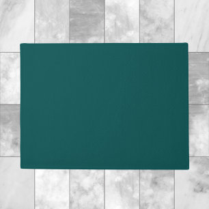 Paillasson Dark Teal Solid Color