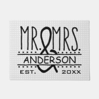 Date de nom de famille de M. et de Mme