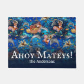 Paillasson Dauphins sous-marins Ahoy Matey (Devant)