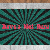 Paillasson Dave n'est pas là