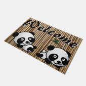 Paillasson de bambou de panda (Incliné)